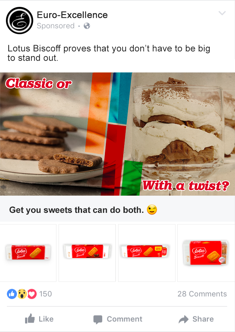 Publicité Facebook collection mockup